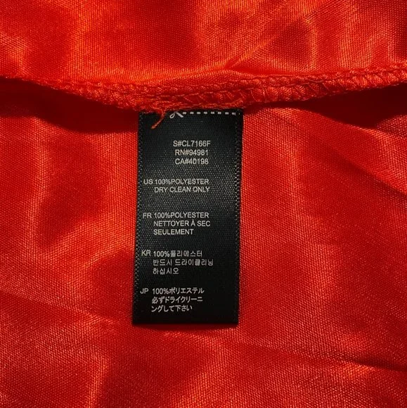 Twenty one Sheer Ruffled Dress Size Small Coral - Picture 5 of 6